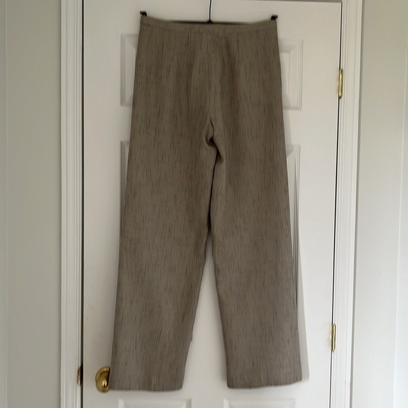 Missoni Pale Grey, Light Brown Flecked Wide Leg Trousers, IT 42, US 6 - Picture 6 of 8